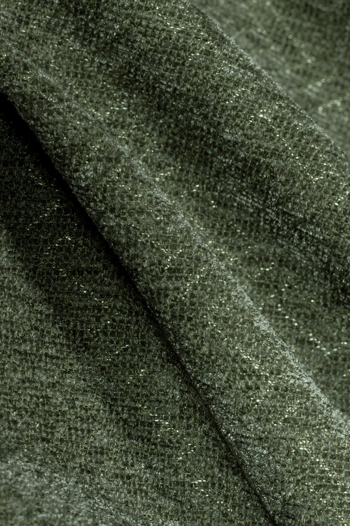 Jakarlı Şönil Koltuk Örtüsü | Çekyat Örtüsü | Koltuk Şalı 175x300 Kaymaz Sage Yeşil