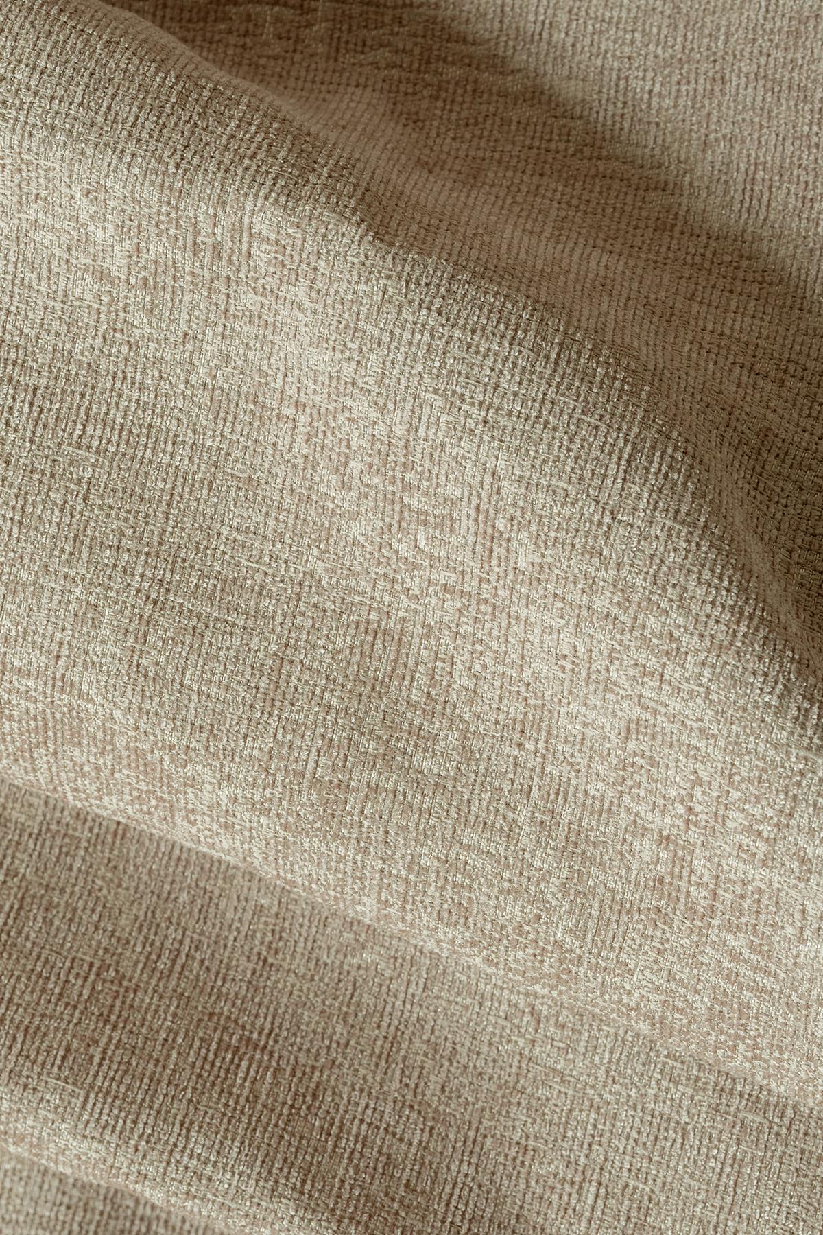 Jakarlı Şönil Koltuk Örtüsü | Kanepe Örtüsü | Koltuk Şalı 175x350 Kaymaz Camel