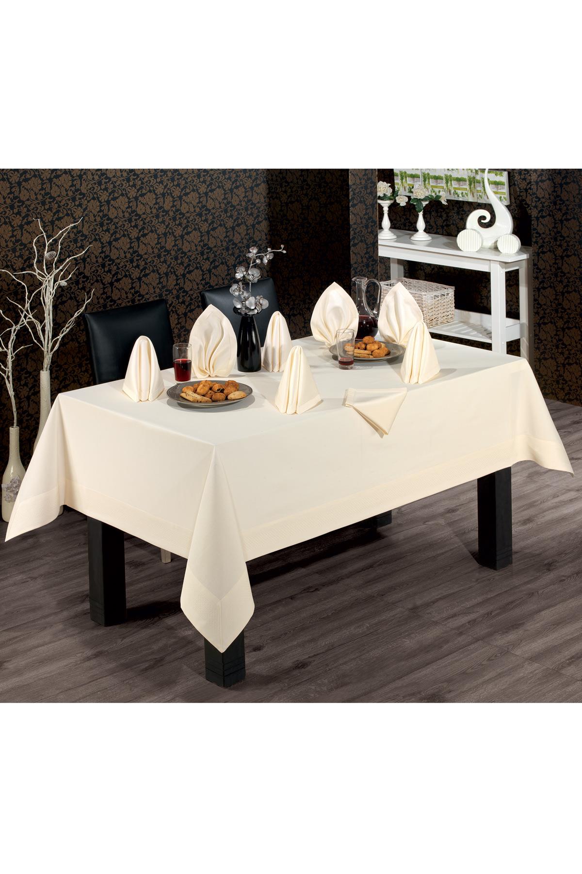 LA8136P Honey Peçeteli Masa Örtüsü 160x220