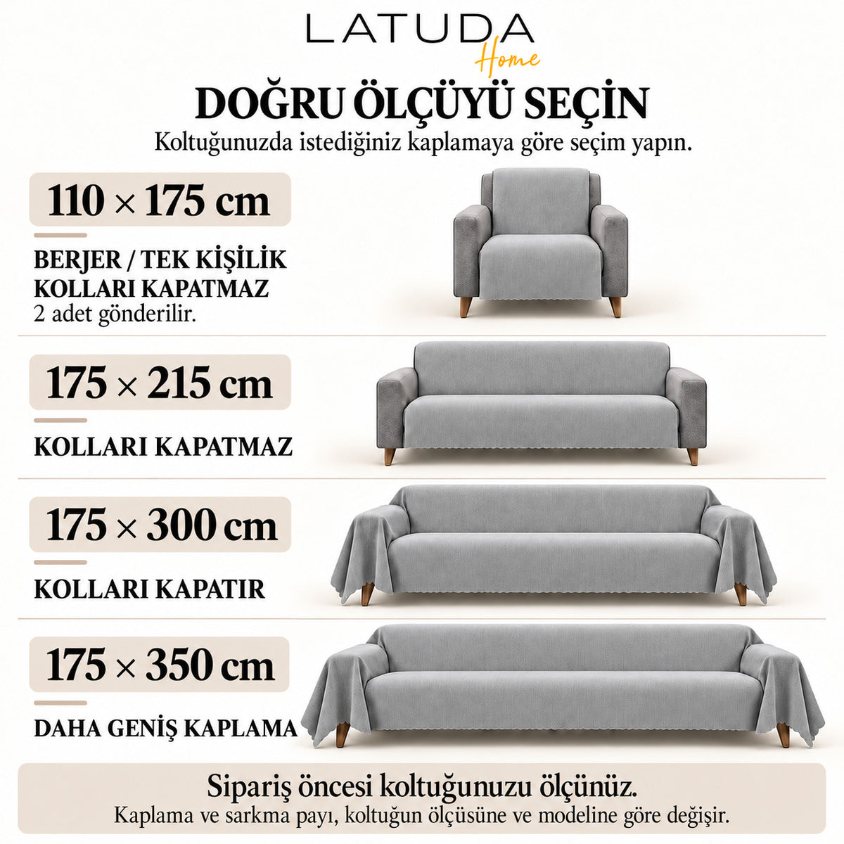 Doğru ölçüyü seçin rehberi