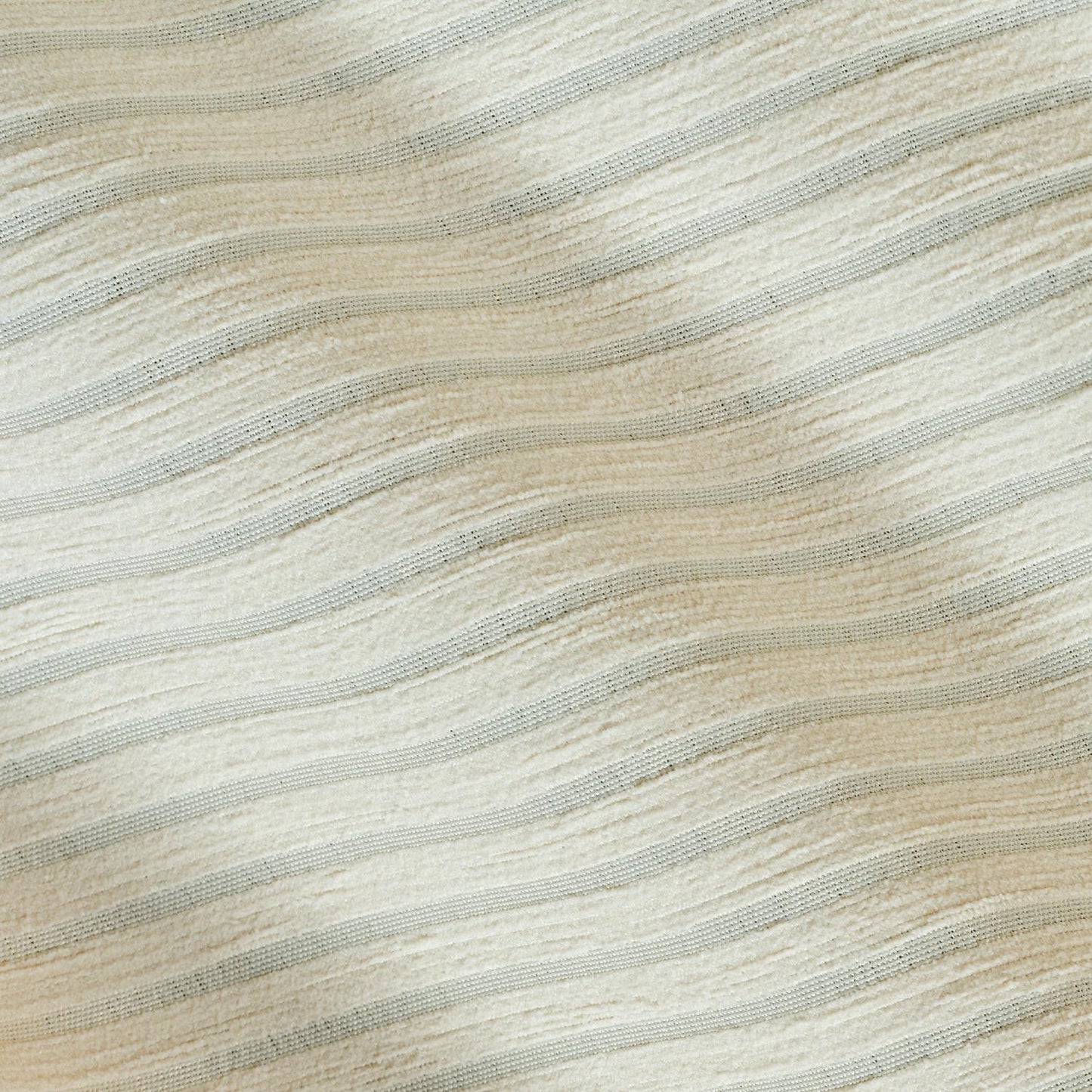 Mikrofiber Şönil Fitilli Minimalist Koltuk Örtüsü -175x350 cm XLarge, Çift Taraflı, Kaymaz, Terletmez Ekru