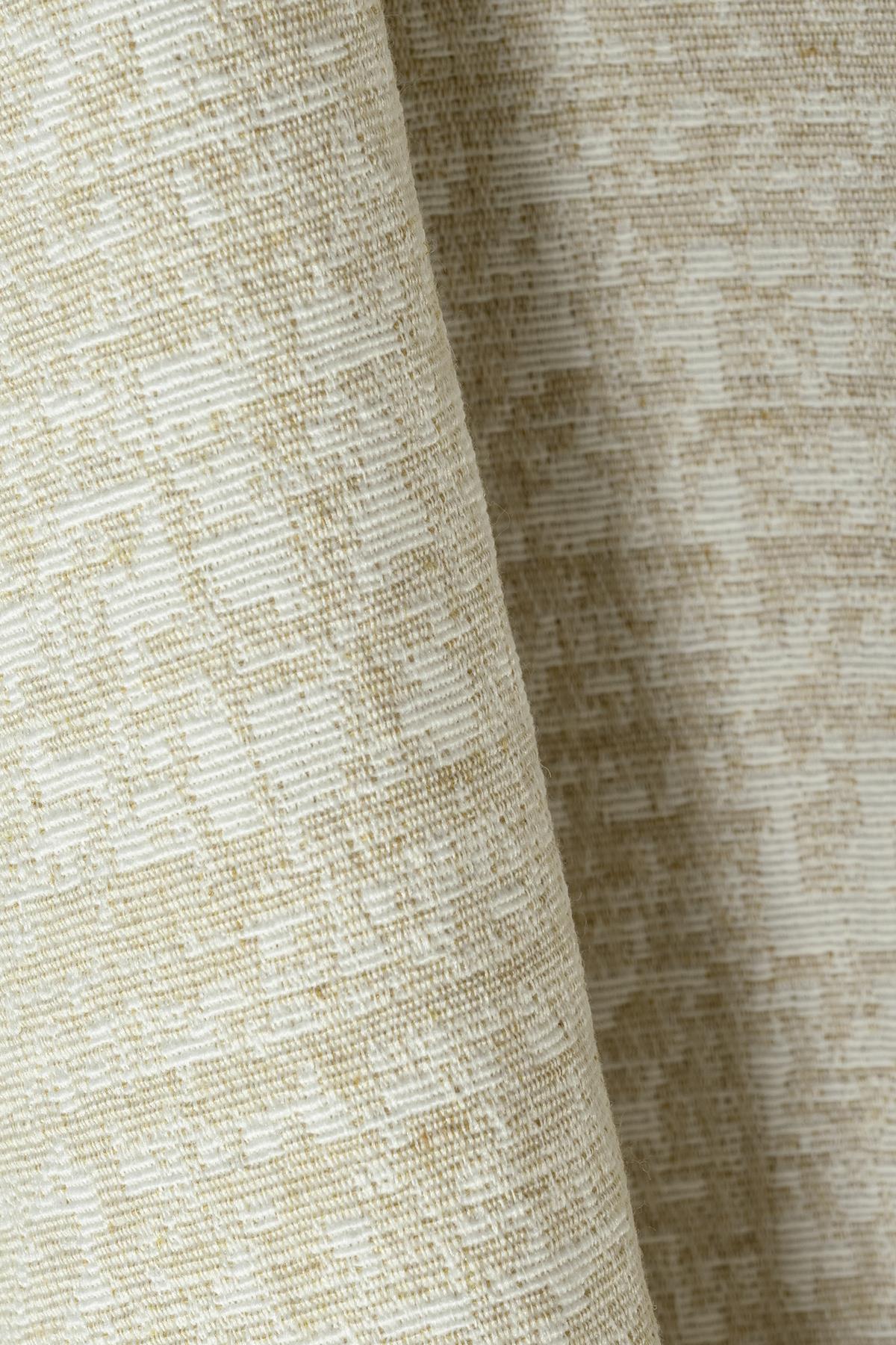 PureCot Premium Pamuklu Püsküllü Koltuk Örtüsü 180x300 Large Çift Taraflı Terletmez Kaymaz , Krem