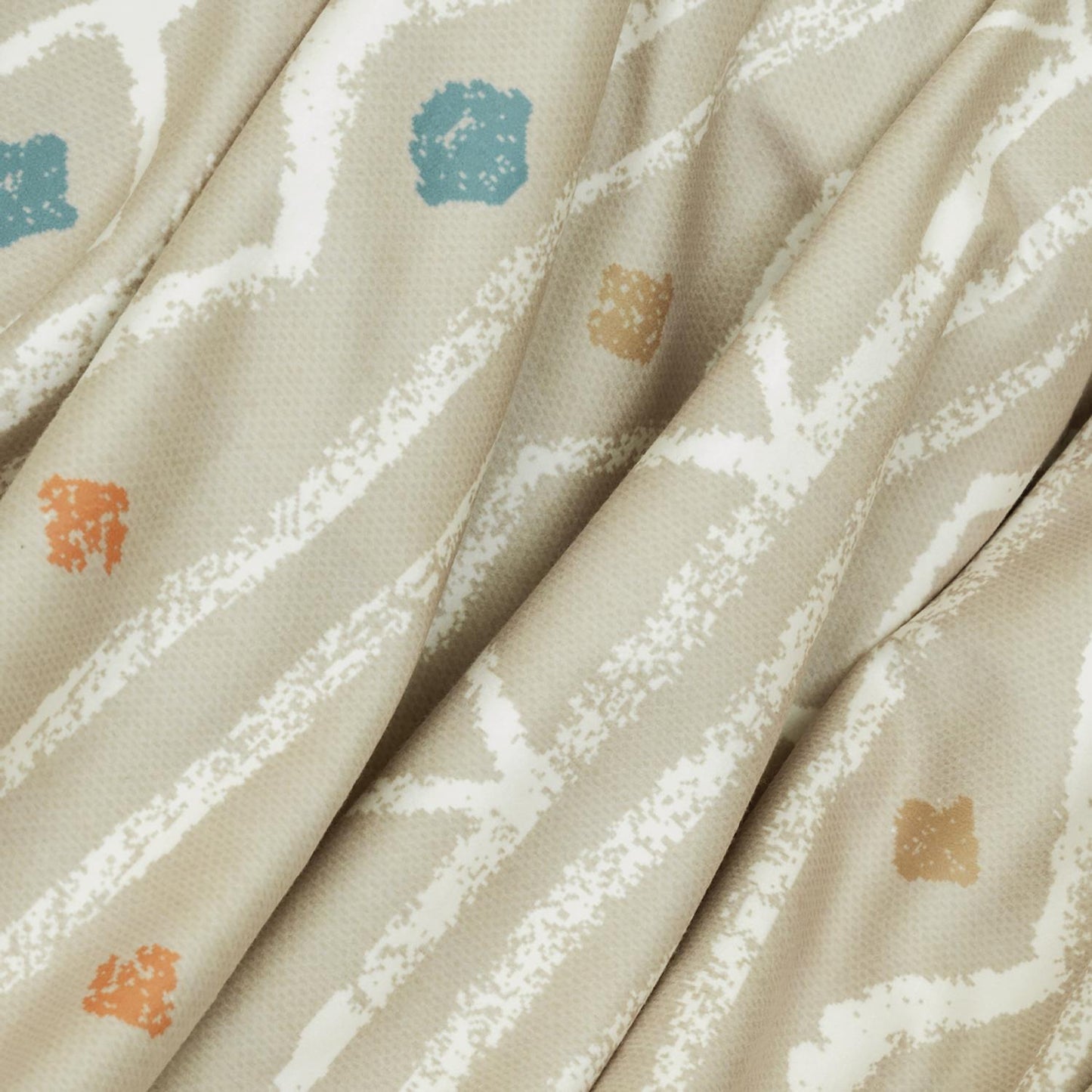 SoftMicro Etnik Desenli Boho 180x300 cm Koltuk Örtüsü Şalı, Kanepe Örtüsü, Tv Battaniyesi Camel