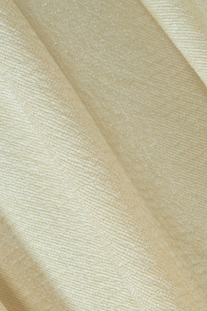 Jakarlı Şönil Koltuk Örtüsü  | Çekyat Örtüsü | Koltuk Şalı 175x300 Kaymaz Ekru