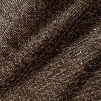 Jakarlı Şönil Koltuk Örtüsü  | Çekyat Örtüsü | Koltuk Şalı 175x300 Kaymaz Kahve