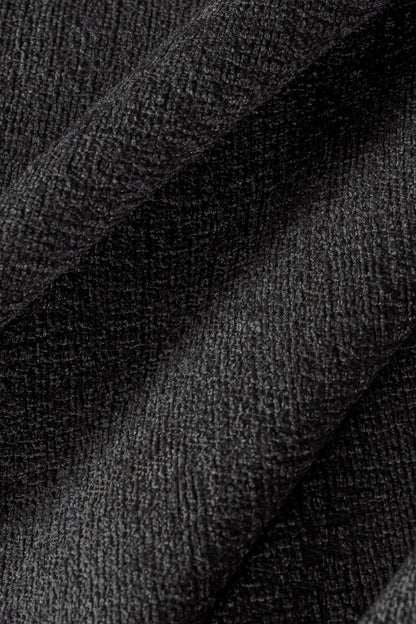 Jakarlı Şönil Koltuk Örtüsü  | Kanepe Örtüsü | Koltuk Şalı 110x175  2 Ad. Kaymaz Gri