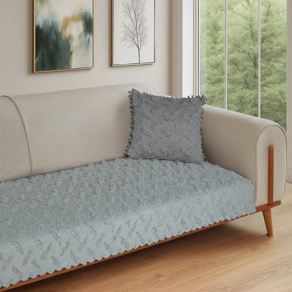Latuda Home Ponela Koltuk Örtüsü - Sadece Oturum Alanını Kaplar 85x210 cm - Açık Gri