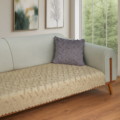 Latuda Home Ponela Koltuk Örtüsü - Sadece Oturum Alanını Kaplar 85x210 cm - Bej