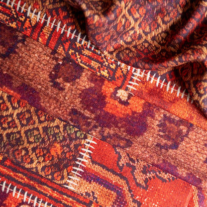 Latuda - Soft Dijital Baskılı Kaymaz Çekyat Örtüsü ve Koltuk Şalı