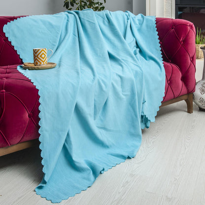 Latuda - Şönil Çift Taraflı Kaymaz Çekyat Örtüsü ve Koltuk Şalı