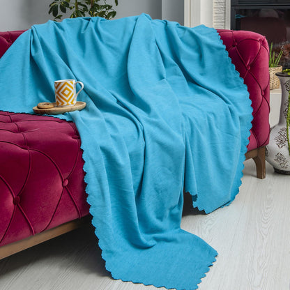 Latuda - Şönil Çift Taraflı Kaymaz Çekyat Örtüsü ve Koltuk Şalı