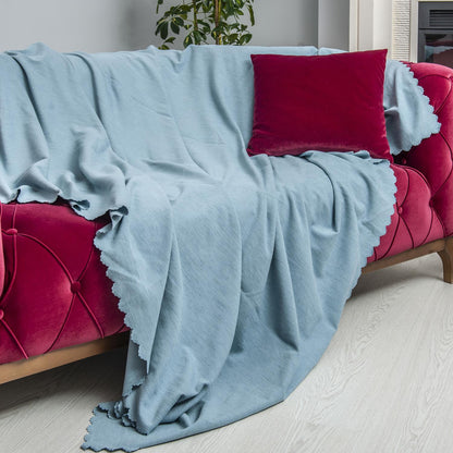 Latuda - Şönil Çift Taraflı Kaymaz Çekyat Örtüsü ve Koltuk Şalı