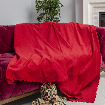 Latuda - Şönil Çift Taraflı Kaymaz Çekyat Örtüsü ve Koltuk Şalı