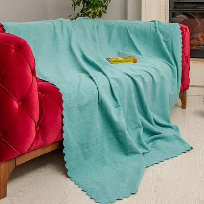 Latuda - Şönil Çift Taraflı Kaymaz Çekyat Örtüsü ve Koltuk Şalı