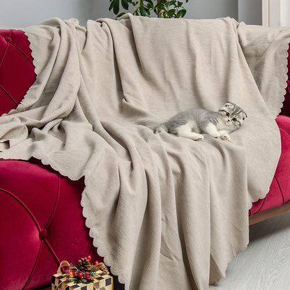 Latuda - Şönil Çift Taraflı Kaymaz Çekyat Örtüsü ve Koltuk Şalı