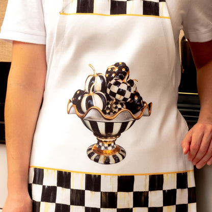 Mackenzie Kabak Desenli 3'lü Mutfak Seti - Runner, Fırın Örtüsü ve Mutfak Önlüğü HEDİYELİK-LTD365