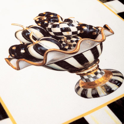 Mackenzie Kabak Desenli 3'lü Mutfak Seti - Runner, Fırın Örtüsü ve Mutfak Önlüğü HEDİYELİK-LTD365