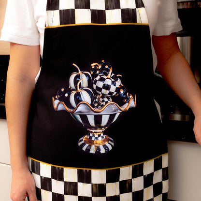 Mackenzie Kabak Desenli 3'lü Mutfak Seti - Runner, Fırın Örtüsü ve Mutfak Önlüğü HEDİYELİK-LTD365-S