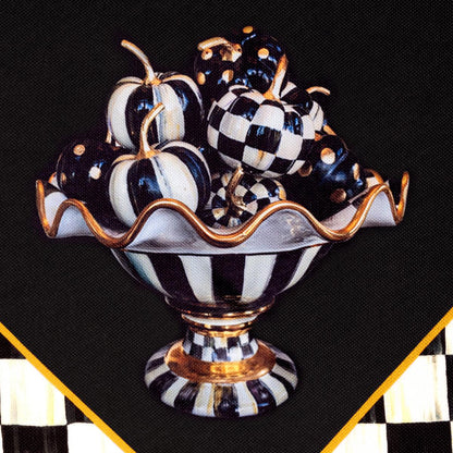 Mackenzie Kabak Desenli 3'lü Mutfak Seti - Runner, Fırın Örtüsü ve Mutfak Önlüğü HEDİYELİK-LTD365-S