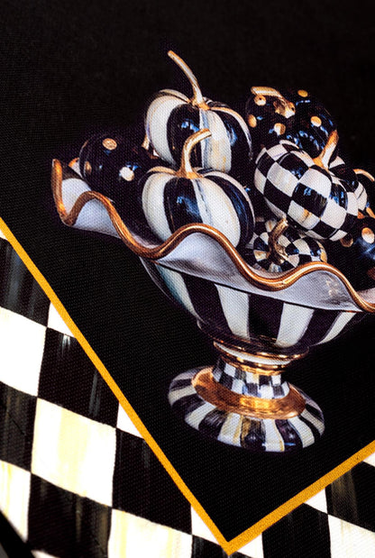 Mackenzie Kabak Desenli 3'lü Mutfak Seti - Runner, Fırın Örtüsü ve Mutfak Önlüğü HEDİYELİK-LTD365-S