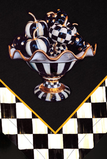 Mackenzie Kabak Desenli 3'lü Mutfak Seti - Runner, Fırın Örtüsü ve Mutfak Önlüğü HEDİYELİK-LTD365-S