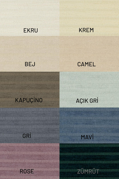 Mikrofiber Şönil Fitilli Minimalist Tekli Koltuk Örtüsü - 110x175 cm,2 Adet Çift Taraflı, Kaymaz, Terletmez Rose