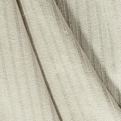 Mikrofiber Şönil Fitilli Minimalist Koltuk Örtüsü - 175x215 cm, Çift Taraflı, Kaymaz, Terletmez Krem