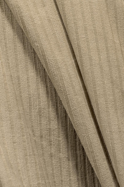 Mikrofiber Şönil Fitilli Minimalist Koltuk Örtüsü -175x300 cm Large, Çift Taraflı, Kaymaz, Terletmez Bej