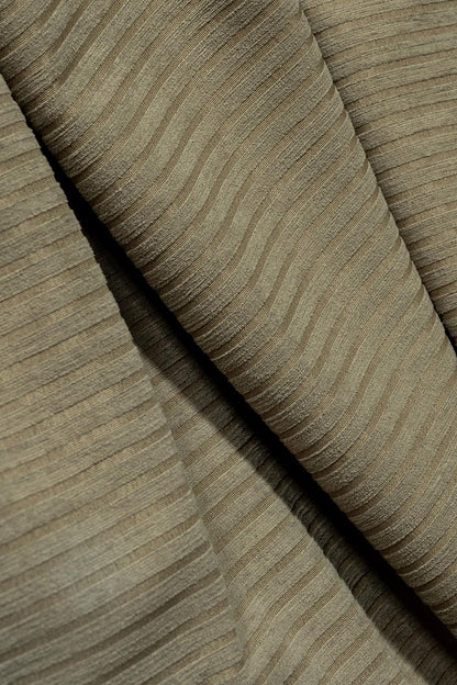 Mikrofiber Şönil Fitilli Minimalist Koltuk Örtüsü -175x300 cm Large, Çift Taraflı, Kaymaz, Terletmez Kapuçino