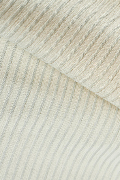 Mikrofiber Şönil Fitilli Minimalist Koltuk Örtüsü -175x350 cm XLarge, Çift Taraflı, Kaymaz, Terletmez Ekru