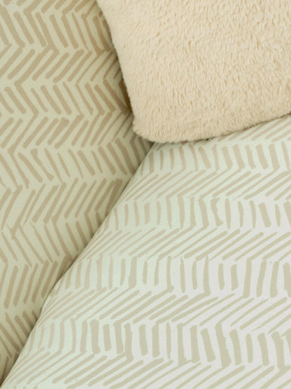 SoftMicro İskandinav Desenli Boho 130x180 cm  Koltuk Örtüsü Şalı, Kanepe Örtüsü, Tv Battaniyesi  Krem