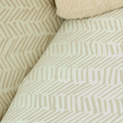 SoftMicro İskandinav Desenli Boho 180x300 cm  Koltuk Örtüsü Şalı, Kanepe Örtüsü, Tv Battaniyesi  Krem