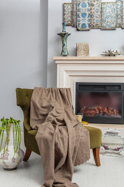 Tek Kişilik Koltuk Örtüsü Berjer Örtüsü Koltuk Şalı 2 Adet 110x175 cm