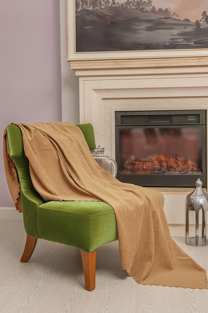 Tek Kişilik Koltuk Örtüsü Berjer Örtüsü Koltuk Şalı 2 Adet 110x175 cm