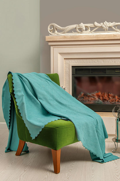 Tek Kişilik Koltuk Örtüsü Berjer Örtüsü Koltuk Şalı 2 Adet 110x175 cm