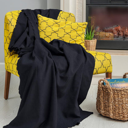 Tek Kişilik Koltuk Örtüsü Berjer Örtüsü Koltuk Şalı 2 Adet 110x175 cm