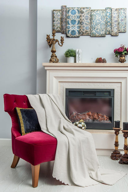 Tek Kişilik Koltuk Örtüsü Berjer Örtüsü Koltuk Şalı 2 Adet 110x175 cm