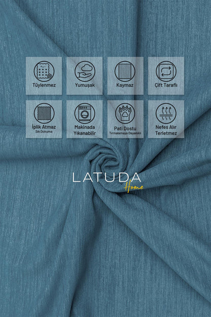 Tek Kişilik Koltuk Örtüsü Berjer Örtüsü Koltuk Şalı 2 Adet 110x175 cm