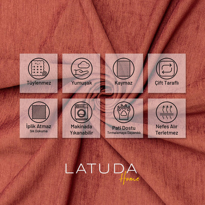 Tek Kişilik Koltuk Örtüsü Berjer Örtüsü Koltuk Şalı 2 Adet 110x175 cm