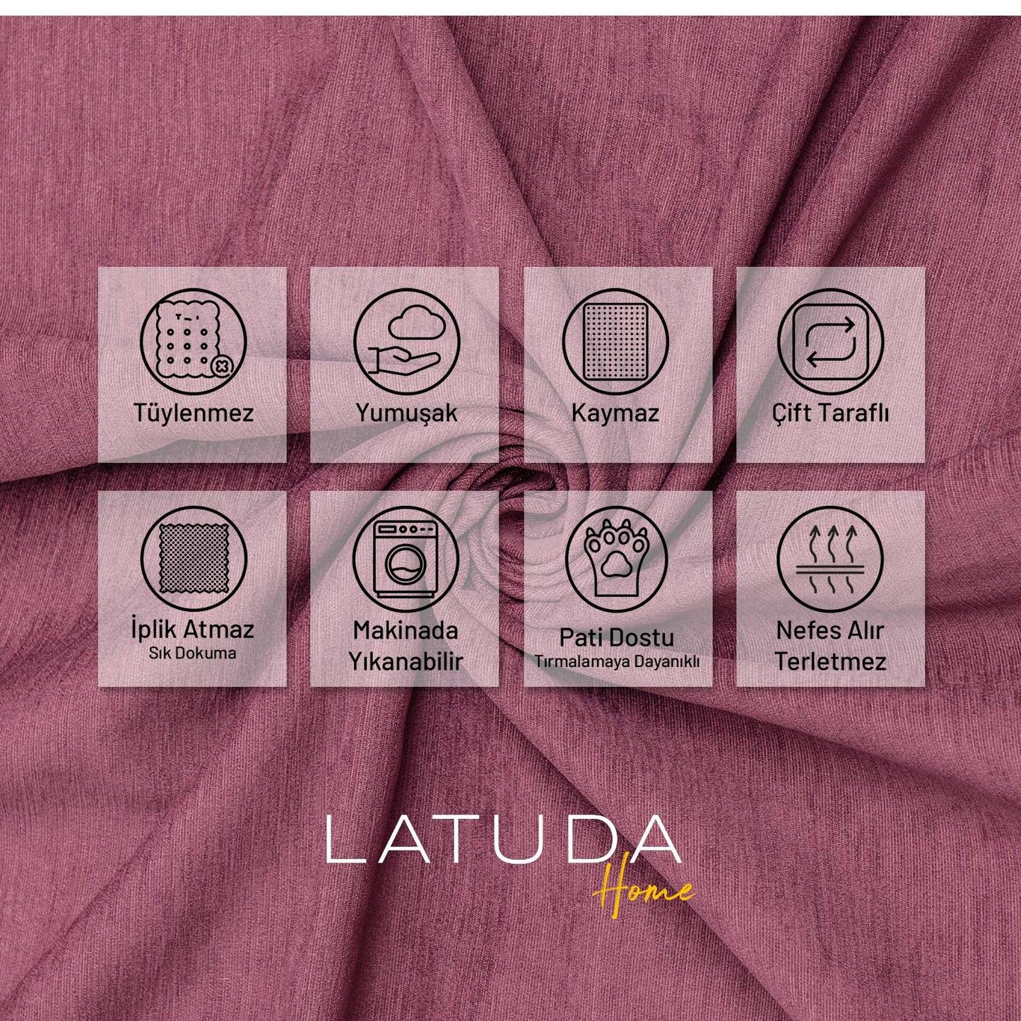 Tek Kişilik Koltuk Örtüsü Berjer Örtüsü Koltuk Şalı 2 Adet 110x175 cm