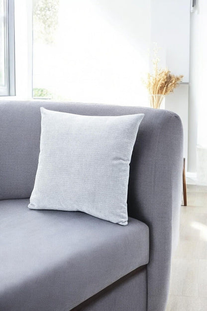 Urban Minimal Dekoratif  Kırlent Kılıfı Yastık Kılıfı  Yumuşak Kalın  Gramajlı Şönil Kumaş 43x43cm Gri