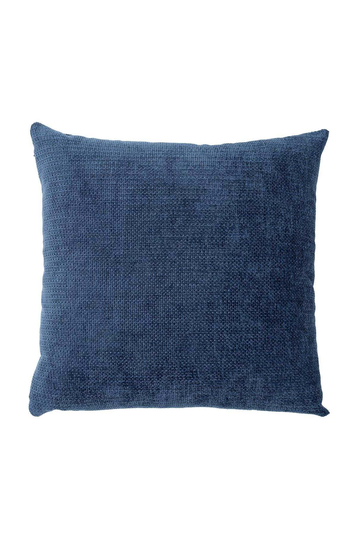 Urban Minimal Dekoratif  Kırlent Kılıfı Yastık Kılıfı  Yumuşak Kalın  Gramajlı Şönil Kumaş 43x43cm Lacivert