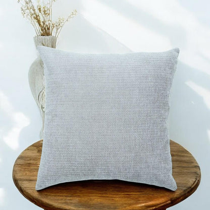 Urban Minimal Dekoratif  Kırlent Kılıfı Yastık Kılıfı  Yumuşak Kalın  Gramajlı Şönil Kumaş 43x43cm Taş