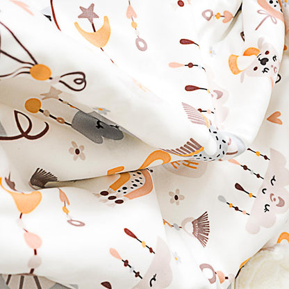 Yumuşak Bebek Battaniyesi Hayal Bahçesi Kuzu Tüyü Battaniye 80x100 cm LTD9101