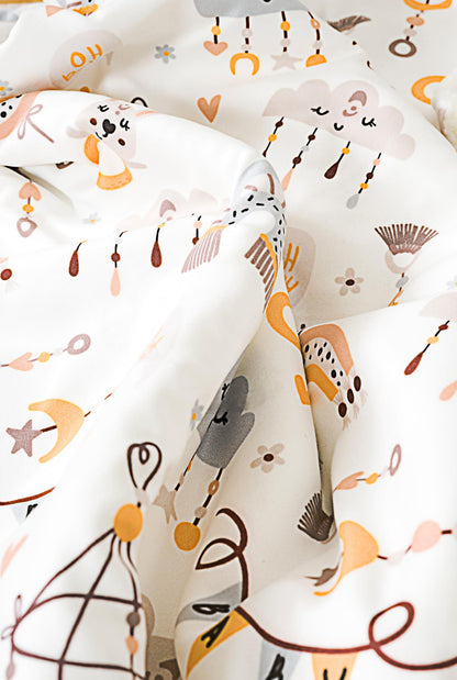 Yumuşak Bebek Battaniyesi Hayal Bahçesi Kuzu Tüyü Battaniye 80x100 cm LTD9101