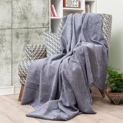 Latuda - Şönil Jakarlı Desen Kaymaz Çekyat Örtüsü ve Koltuk Şalı