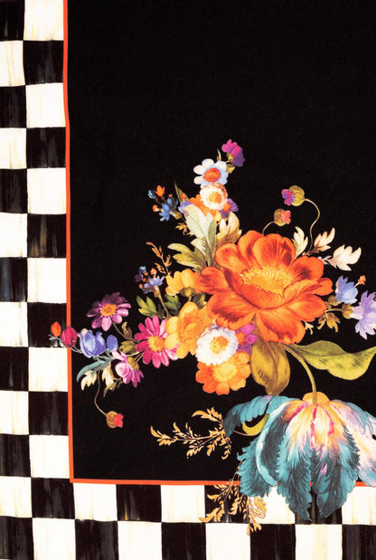 Mackenzie Dama Desenli 3'lü Mutfak Seti - Runner, Fırın Örtüsü ve Mutfak Önlüğü HEDİYELİK- LTD370